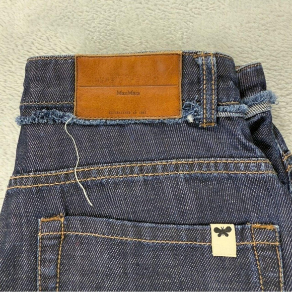 Weekend Max Mara Flared High Waist Women's Sz 29x29 Cotton Denim Jeans - Picture 7 of 8